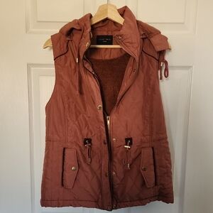 Love Tree Women's Quilted Vest - Blush Pink